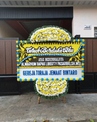 Papan Bunga Duka di Rendang