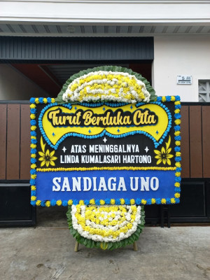Papan Bunga Duka di Rendang
